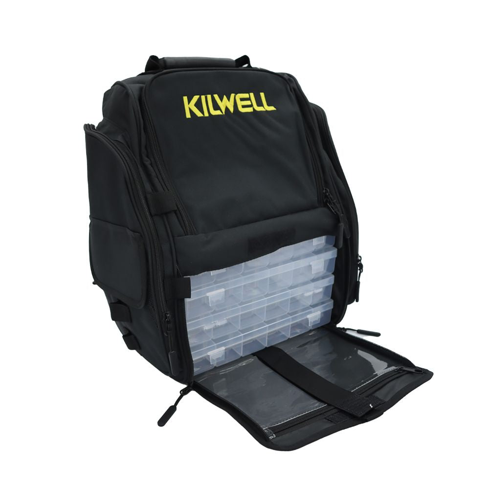 Kilwell Fishing Pack Tackle Bag 4Box