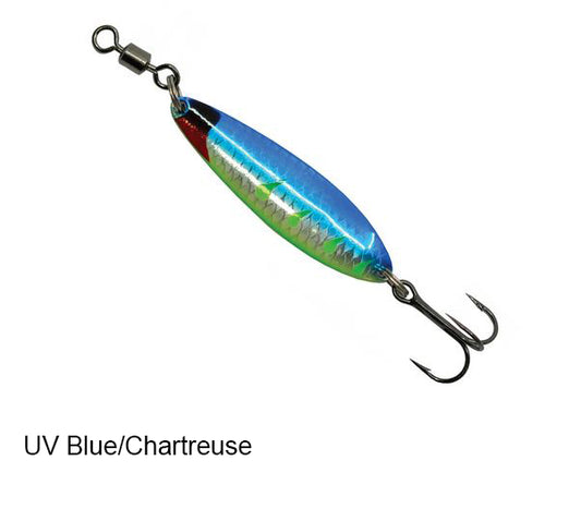 Shimano Senkou Spoon Blue/Chartreuse