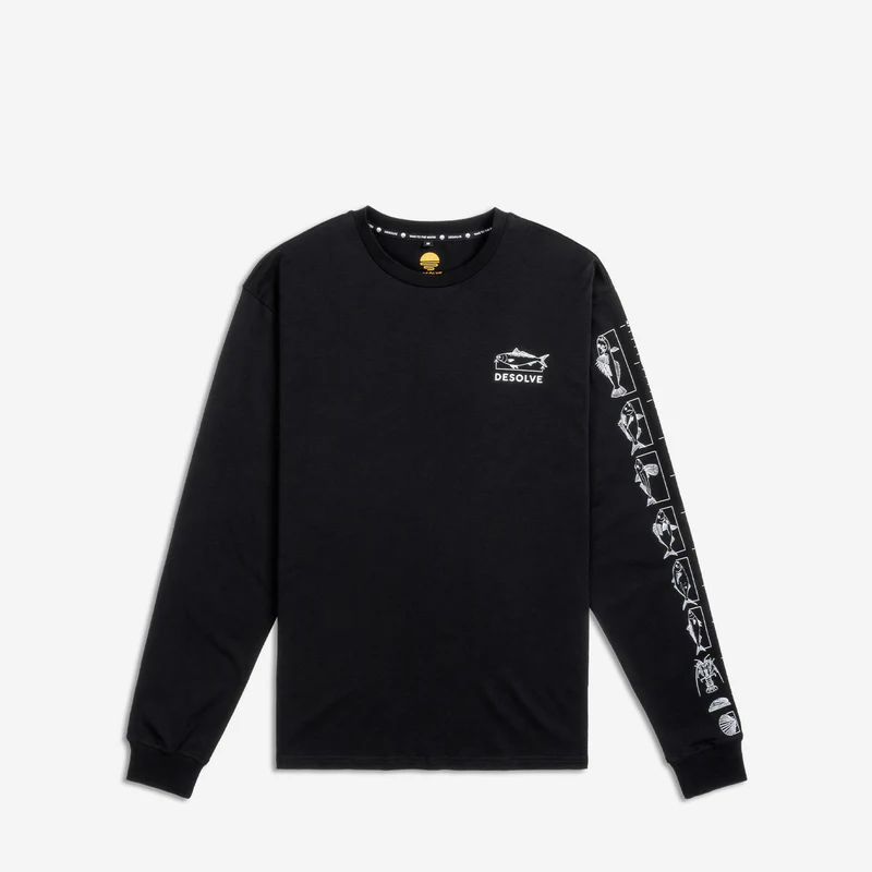 Desolve Measure Up Long Sleeve Tee Black