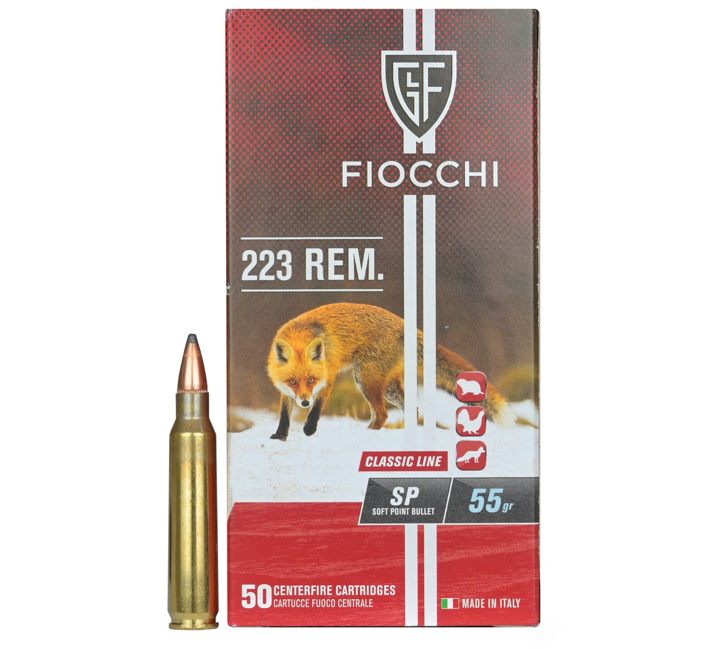 Fiocchi 223 REM 55 PSP 50rnds
