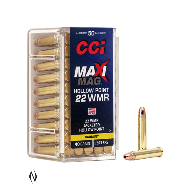 CCI .22WMR 40gr Maxi Mag JHP