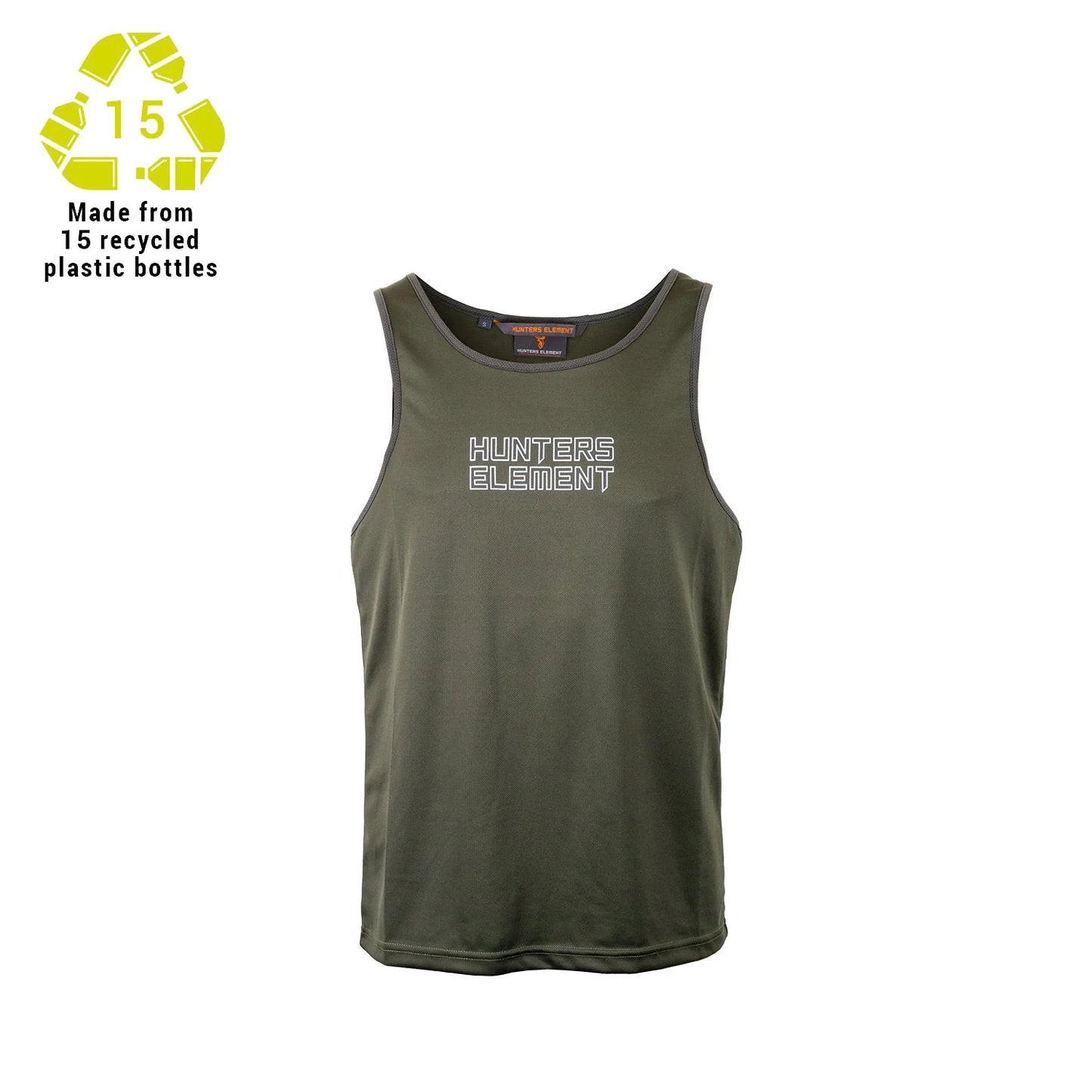 Hunters Element Eclipse Singlet Green