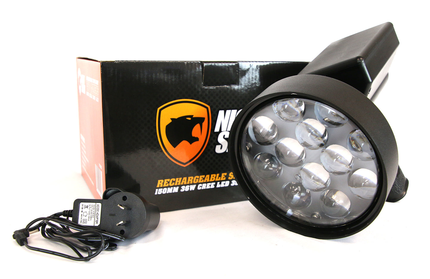Night Saber 150mm 36W LED Rechargeable Spotlight