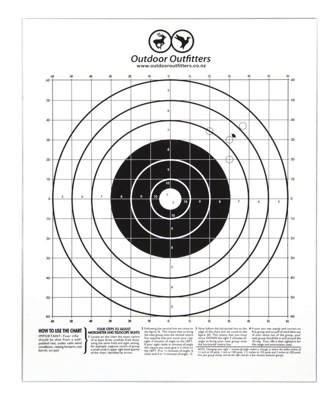 OO Paper Targets A4 Medium 10pck