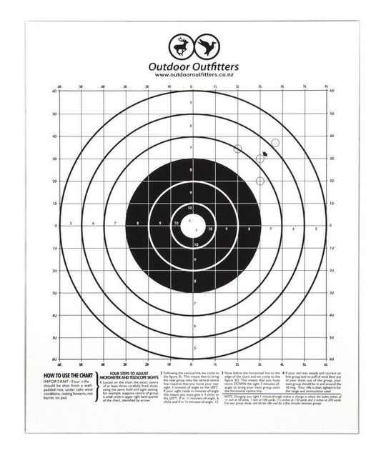 OO Paper Targets A4 Medium 10pck