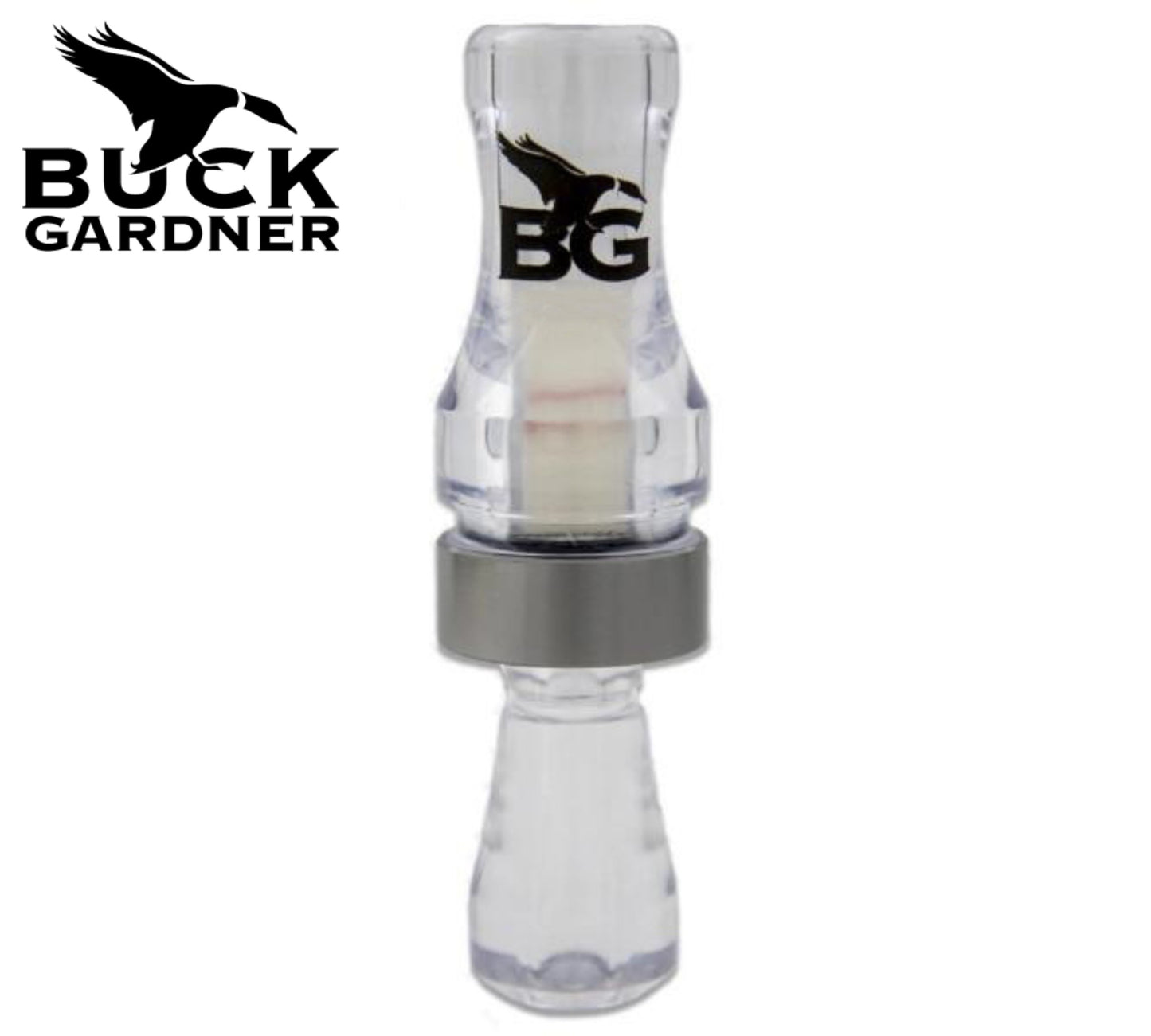 Buck Gardner Caller 'Big Water' Single Reed Poly Clear