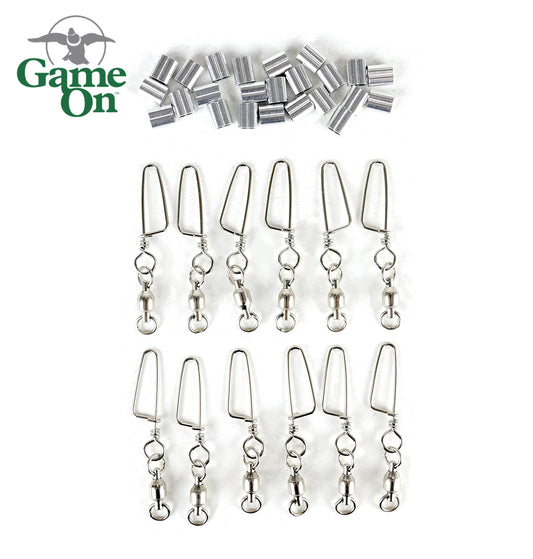 Game On Decoy Clips & Crimps 12pck