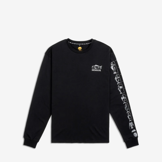 Desolve Measure Up Long Sleeve Tee Black