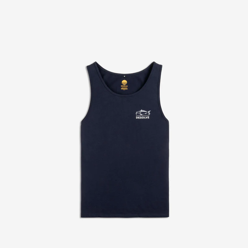 Singlets Fish Desolve Measure Up Singlet Navy – Davo's Fishing & Hunting