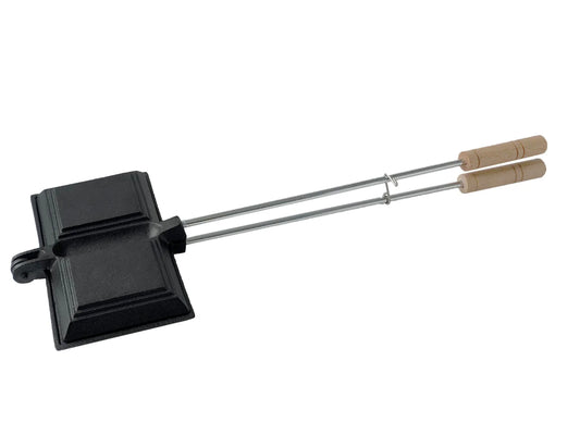 Wildtrak Jaffle Iron Double 39cm Handle