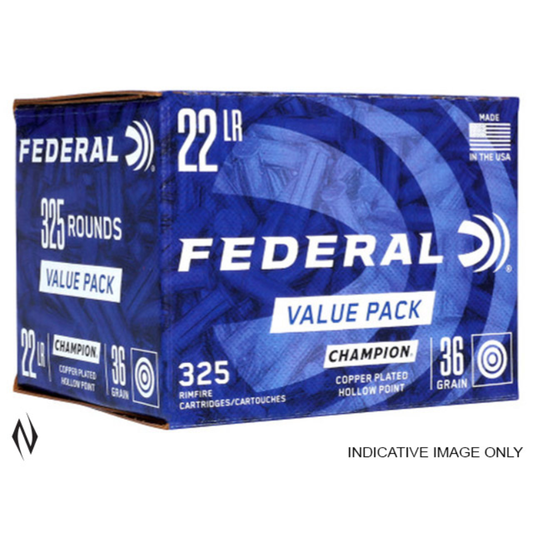 Federal 22LR 36gr Champion Plated HP Value Pack