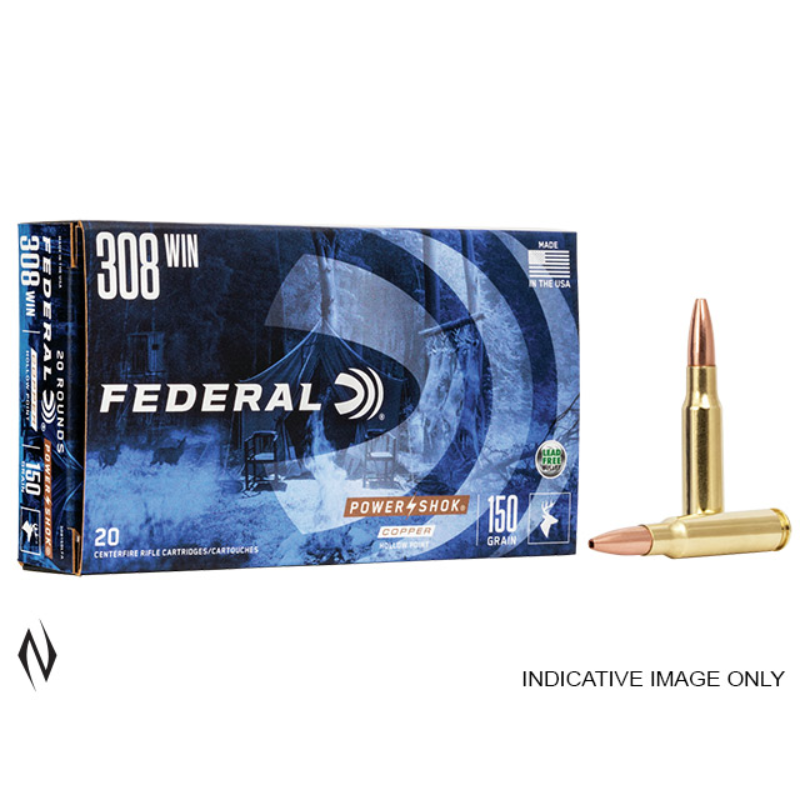 Federal .308 150gr Power Shok (20)