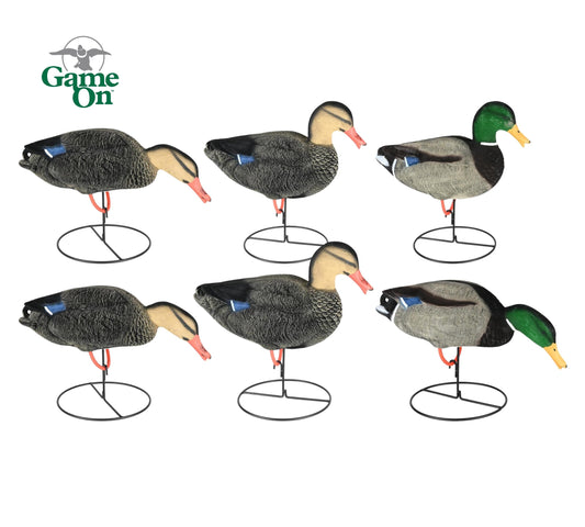 Game On Full Body Flocked Mallard Field Decoys