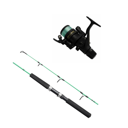 IX2000R Reel/Kidstix 3'5" 3/5kg Green Rod
