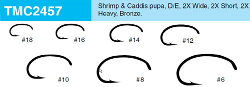 Tiemco Fly Hooks (TMC2457)