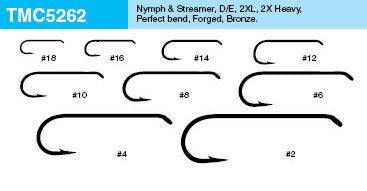 Tiemco Fly Hooks (TMC5262)