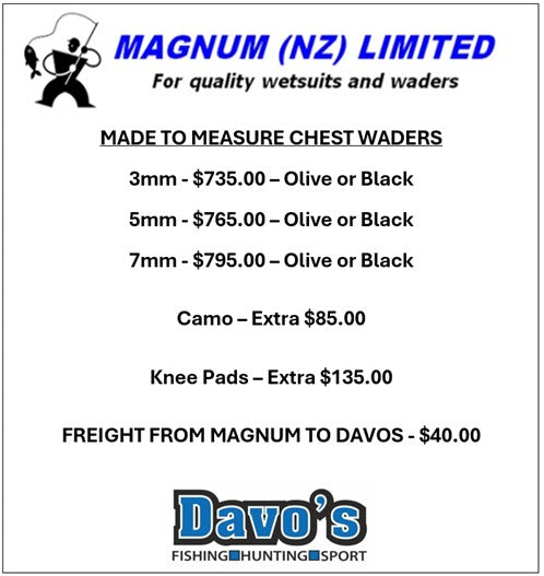 Magnum Waders - Made To Measure