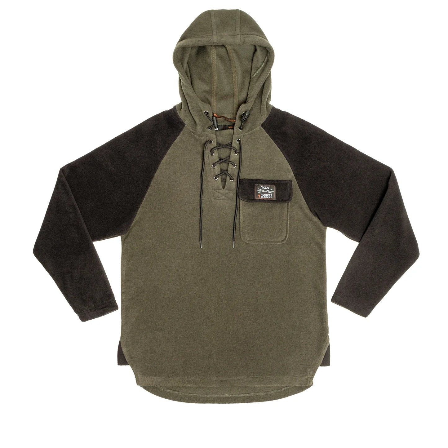 Hunters Element Whakarapu Kids Hoodie Green/Black