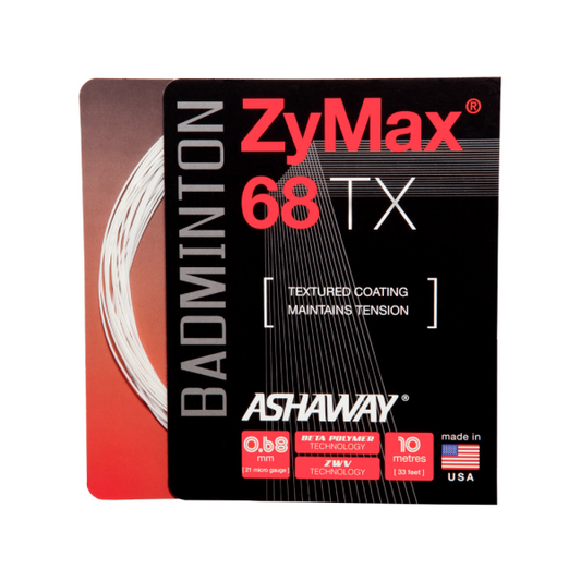 Badminton String Set 10m Ashaway Zymax 68