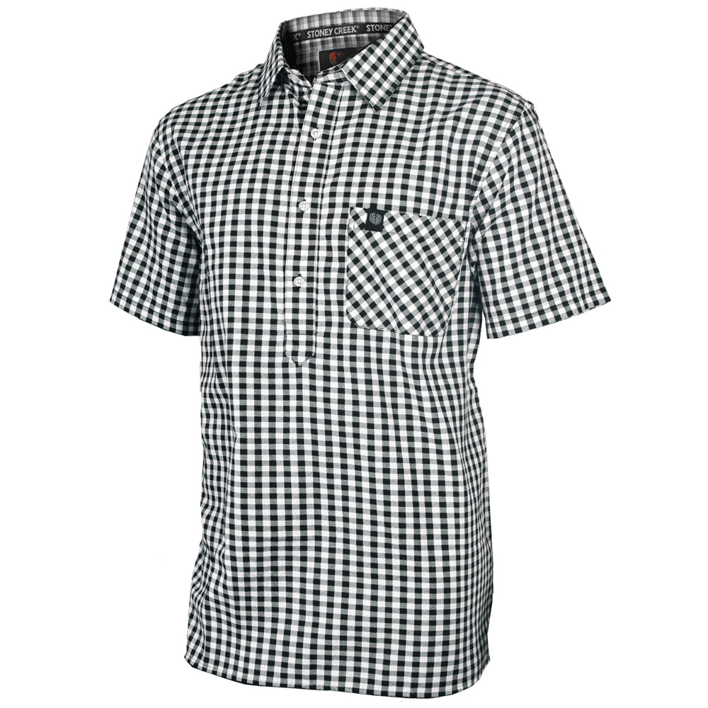Stoney Creek Navy Polo Checkmate