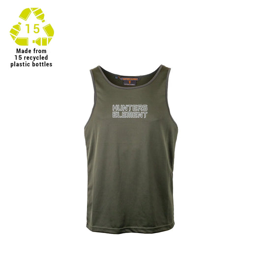 Hunters Element Eclipse Singlet Green